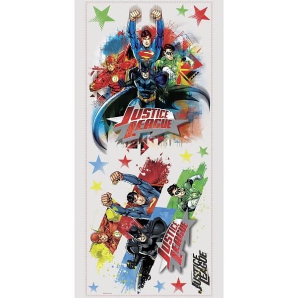 Jätte omplacerbara klistermärken Justice League DC Comics 25,4 cm X 45,7 cm