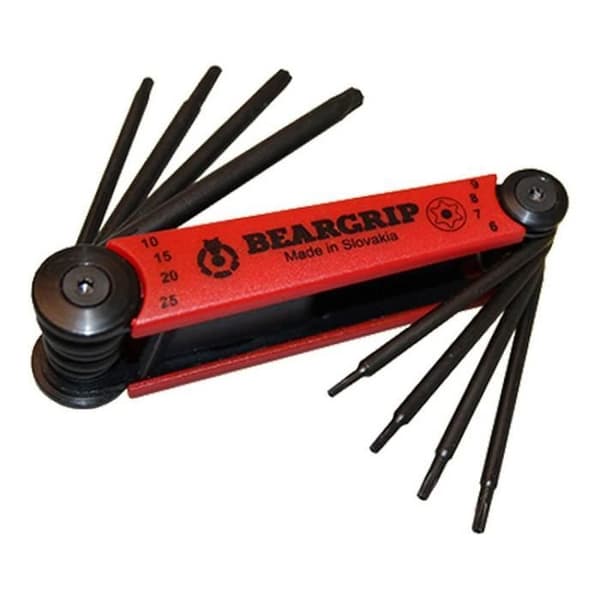 Beargrip nyckelset 6 7 8 9 19 15 20 25 mm (8 st)