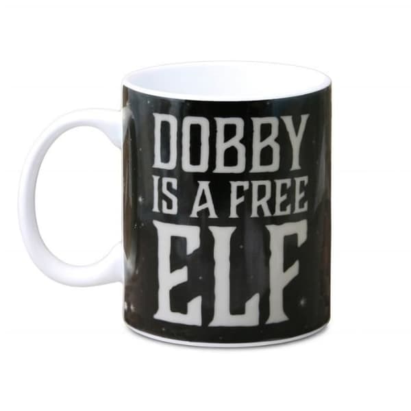Mugg - LOGOSHIRT - Dobby Elf - Keramik - 315 ml - Officiell licens