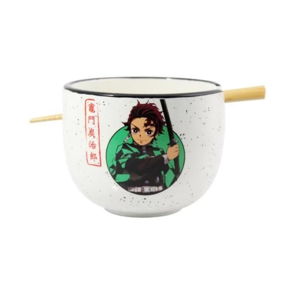 DEMON SLAYER - Ramen skål med ätpinne 414ml - Tanjiro