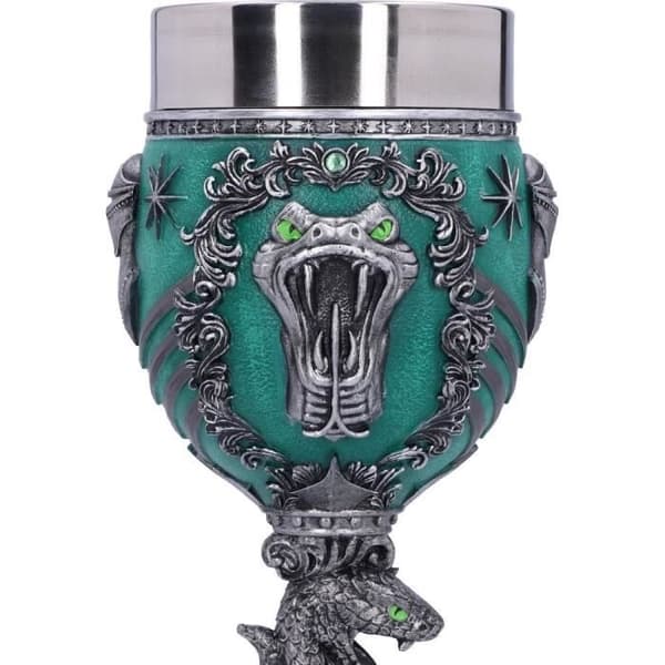 Bägare - Harry Potter - Slytherin - Handskulpterad - Högkvalitativt harts - Samlare