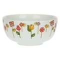Miniatyrbild 1 av 4: Thun skål - P4734P00 -, Handdekorerad porslinsskål med blommotiv, Maxi version, Happy Country line 25 cm