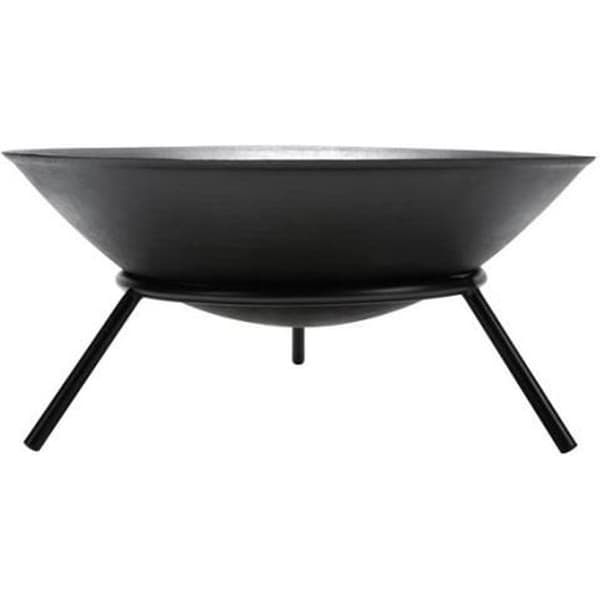 Perel Eldskål 56x26 cm Svart