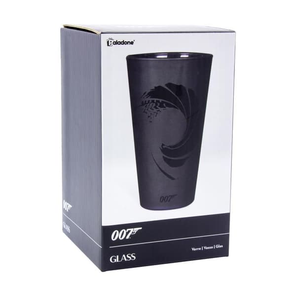 Dricksglas - PALADONE - 007 James Bond - Svart - 450ml - Present till fans