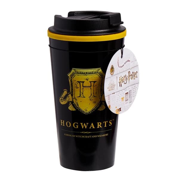 Resemugg - BLUESKY - Harry Potter Hogwarts - Svart och guld - 18x9x9 cm - Officiell licens