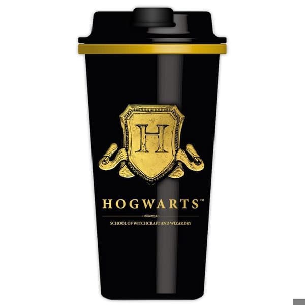 Resemugg - BLUESKY - Harry Potter Hogwarts - Svart och guld - 18x9x9 cm - Officiell licens