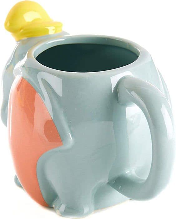 Mugg 3D - DISNEY - Dumbo - Grå - Rund - 400ml