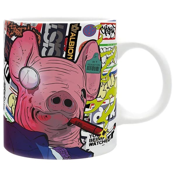 Mugg - ABYstyle - WATCH DOGS : LEGION - 320 ml - Vit - Diskmaskinssäker