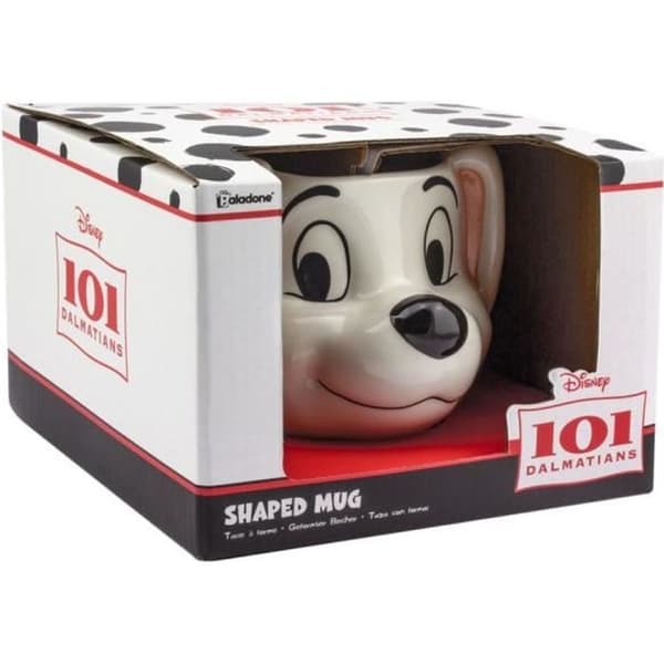 3D-mugg - Disney - 101 dalmatiner - Keramik - 400 ml - Tål diskmaskin