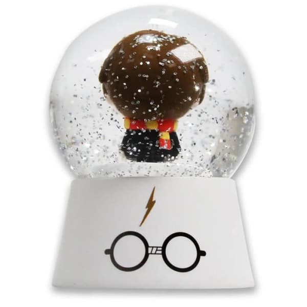 Dekoration - HALF MOON BAY - Harry Potter Snow Globe - Rund - Vit - 6x4,5x4,5cm