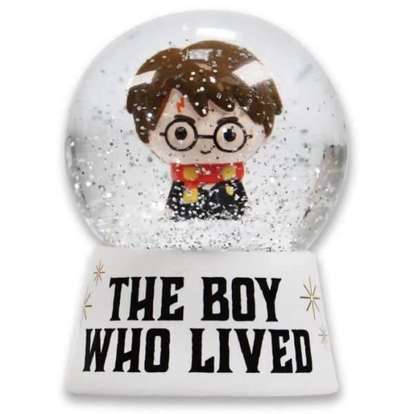 Dekoration - HALF MOON BAY - Harry Potter Snow Globe - Rund - Vit - 6x4,5x4,5cm