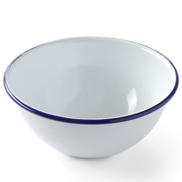 Vit emalj skål, diameter. 160 mm Hendi 621288