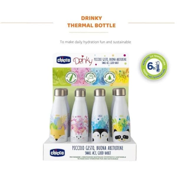 Chicco Drinky flaska i rostfritt stål 350 ml unisex - 00010081000000