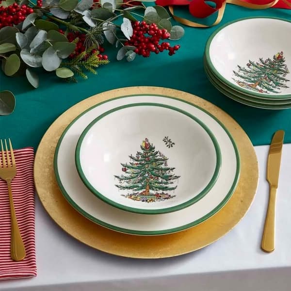 Christmas Tree Frukostskål, Ø 20,5cm - Spode