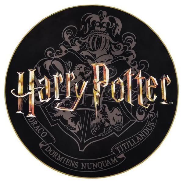 Gamer Golvmatta - SUBSONIC - Harry Potter - Halkfri - 100x100 cm - Svart
