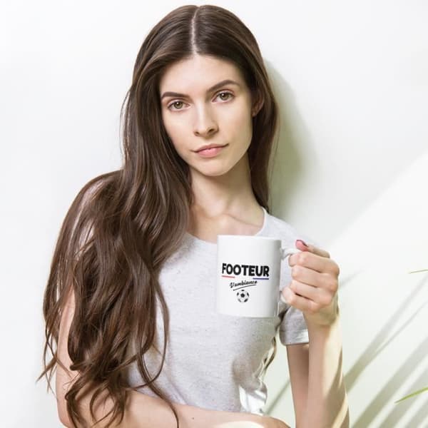 Atmosfär Fotbollsspelare Humor Mugg Original Fotboll Fan Presentidé till vän Pojkvän Man Födelsedag Jul Roligt meddelande.