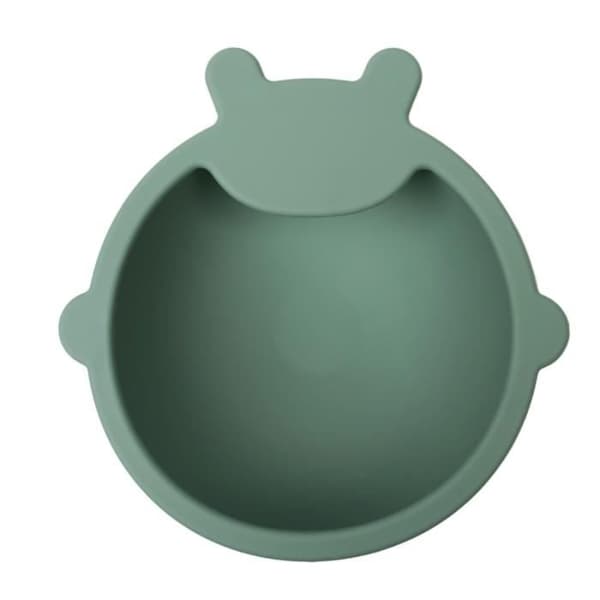 Sugskål - THERMOBABY - Silikon - Cactus Green - Halkfri och okrossbar