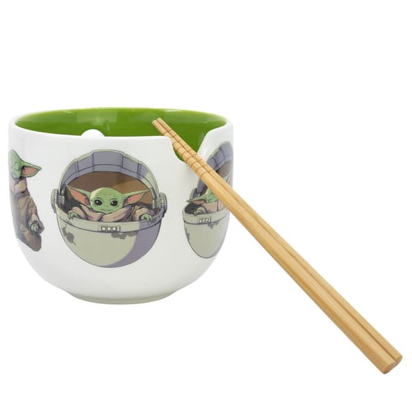 Star Wars: The Mandalorian - Grogu Ramen Bowl with Chopsticks