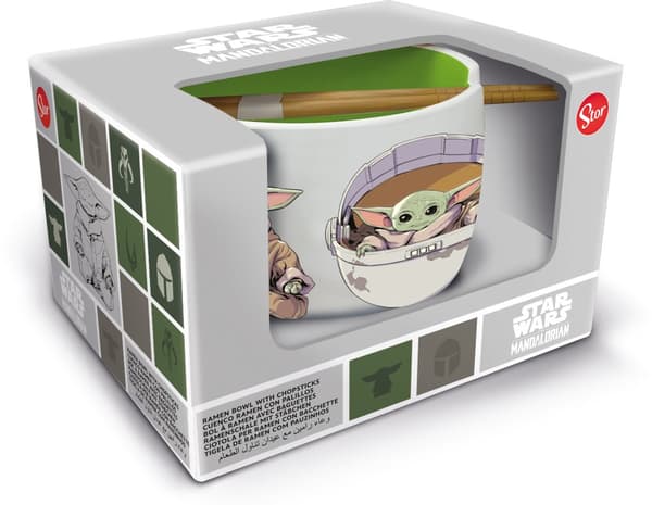 Star Wars: The Mandalorian - Grogu Ramen Bowl with Chopsticks
