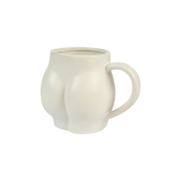 Humoristisk mugg i form av en åsna. Original mugg. Kapacitet: 320 ml 14 x 10,5 x 8 cm. Material: Vitt porslin - FISURA