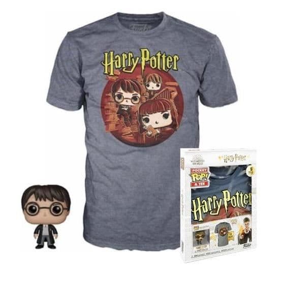 HARRY POTTER - Pocket POP N° xx - Harry Potter Trio + T-shirt (M)