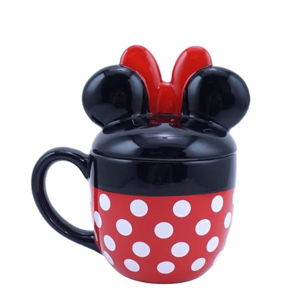 Disneymugg - Minnie - Röd - 425mL - Porslin - Keramik - Stengods