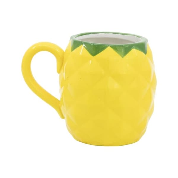 Mugg - Disney - Ananasstygn - Gul - 414 mL - Rund