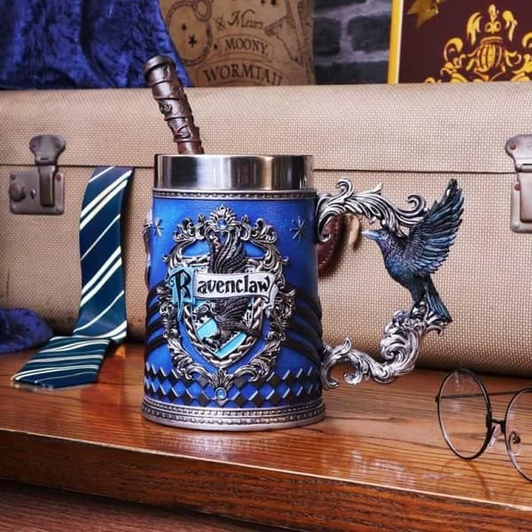Mugg - Harry Potter - Ravenclaw - Handskulpterad - Högkvalitativt harts - Samlare