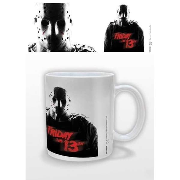 Mugg - fredag 12 - Jason Voorhees - Keramik - Cylindrisk - Vuxen