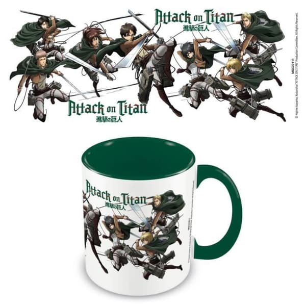 ATTACK ON TITANS - Säsong 3 - Färgad innermugg 315ml