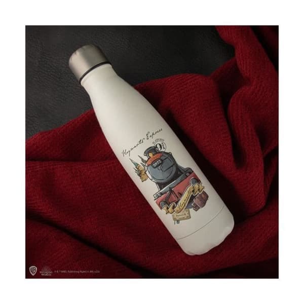 Isolerad flaska - CINEREPLICAS - Harry Potter - Resa till Hogwarts - Metall - Cylindrisk - Vit