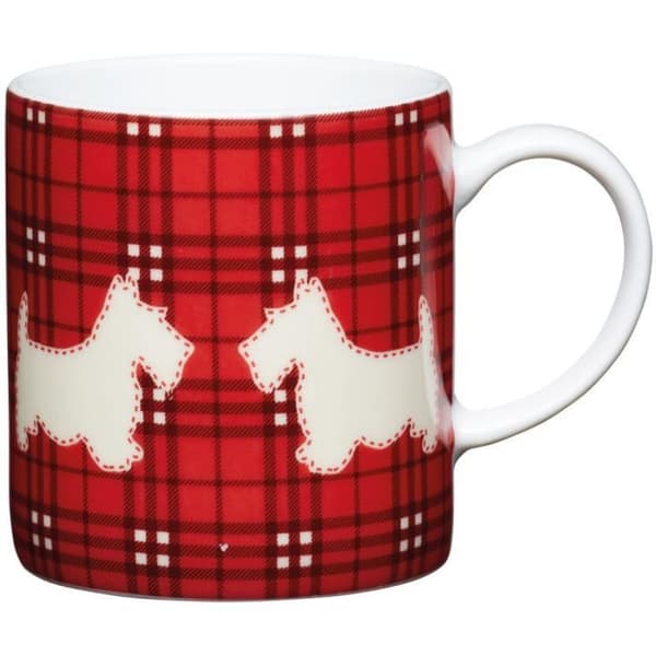 Espressokopp - KitchenCraft - Scottie Dog - 80 ml - Röd - Porslin