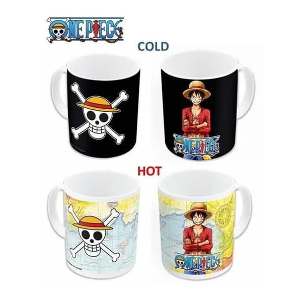 Mugg - One Piece - Luffy - 325 ml - Porcelan - Ej diskmaskinssäker