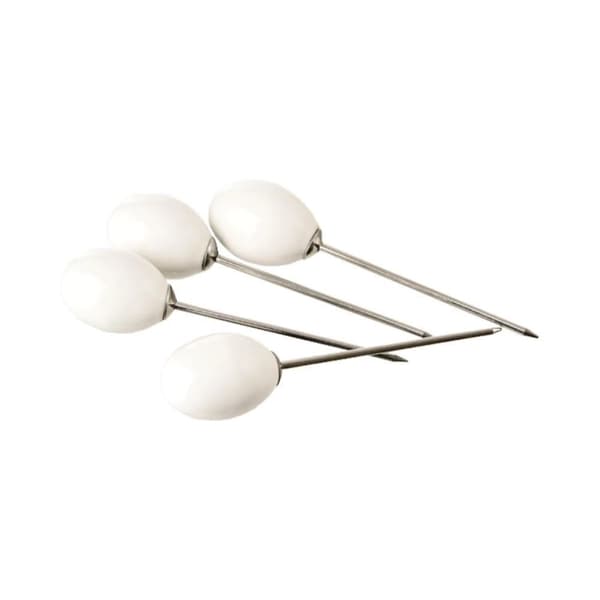 Vita snackskålar i porslin WHITELINE 28,5 cm 10 st.
