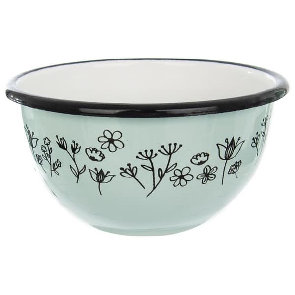 Grön emaljskål LOUKA 12 cm 0,5 l
