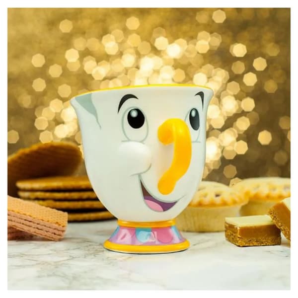 Mugg - Disney - Zip - Skönheten och odjuret - 320 ml - Vit
