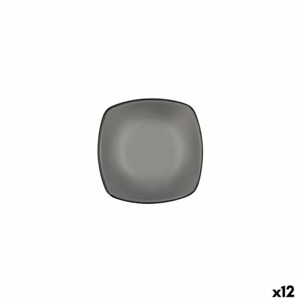 Bidasoa Gio Grå Plast Förrättsskål 13 x 13 cm 12 enheter