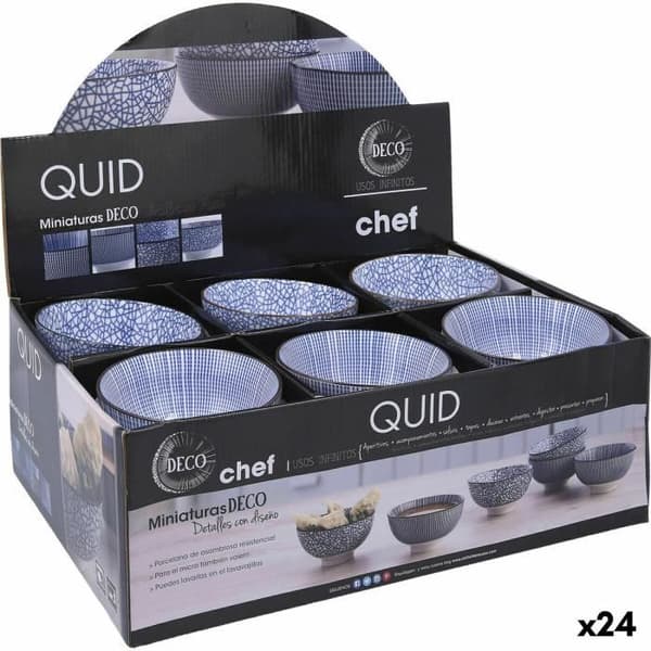 Quid Chef Multicolor Keramikskål (11 cm) (Förpackning 24x)