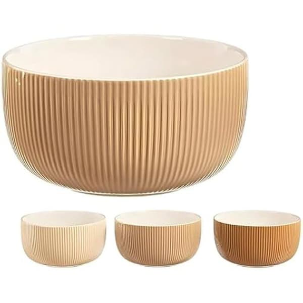 Terrakottaskål - Kozina - S7921513 - 550 ml - Flerfärgad - Mått 16,45 x 18,57 x 13,37 cm