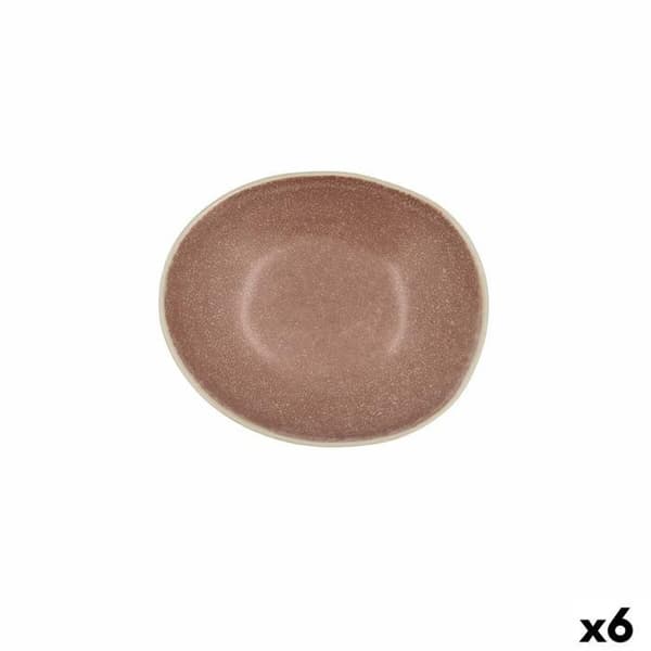 Bidasoa Gio skål 15 x 12,5 x 4 cm brun keramik (6 enheter)