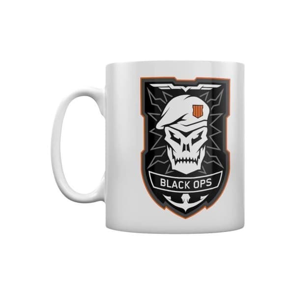 Call of Duty Tasse Black Ops 4 Logotyp vit