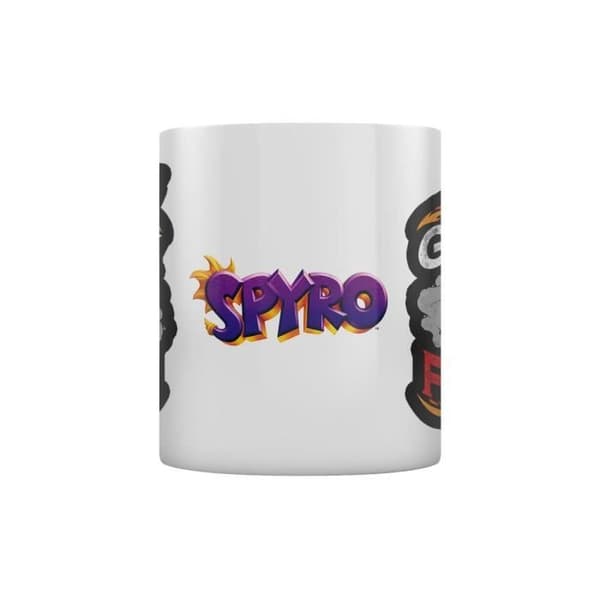 Spyro draken Tasse Gnasty Flamin vit