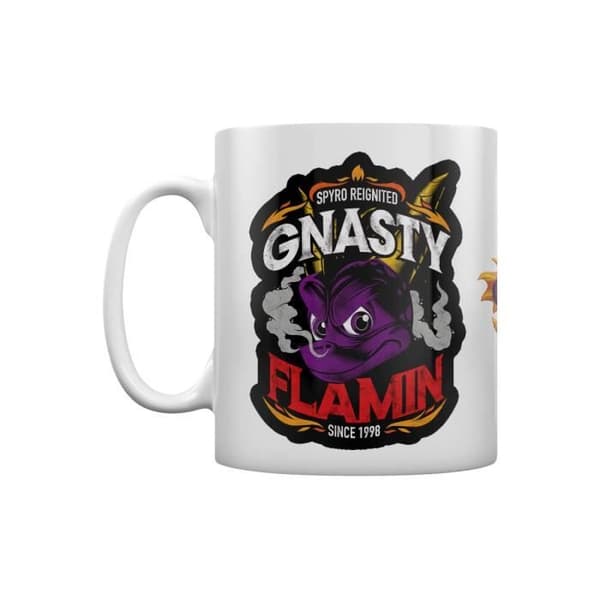 Spyro draken Tasse Gnasty Flamin vit