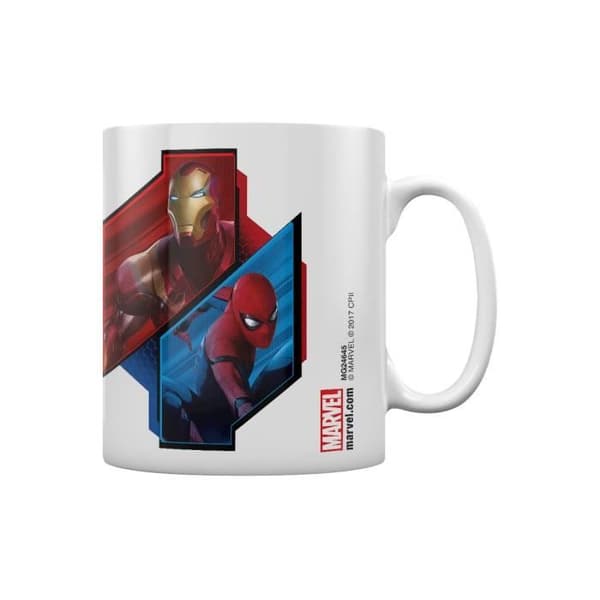 Spiderman Spider-Man Homecoming Duo vit boxad mugg