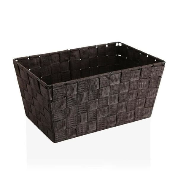 Korg - Textil - Stor - Brun - 20x15x30 cm - Rektangulär