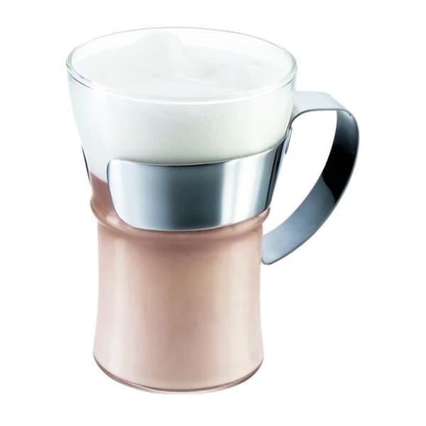 BODUM ASSAM Set 2 kaffeglas 0,35L grå