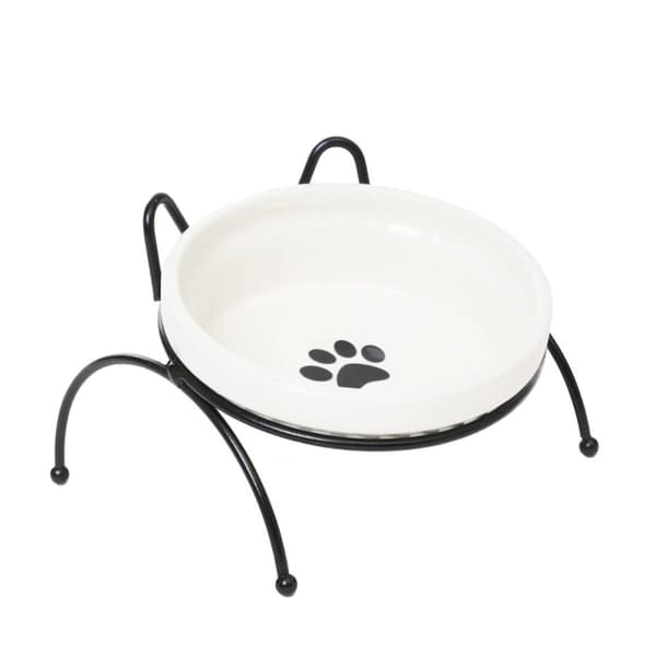 Skål | CATTY | vit på metallstativ | 12 cm | 848563