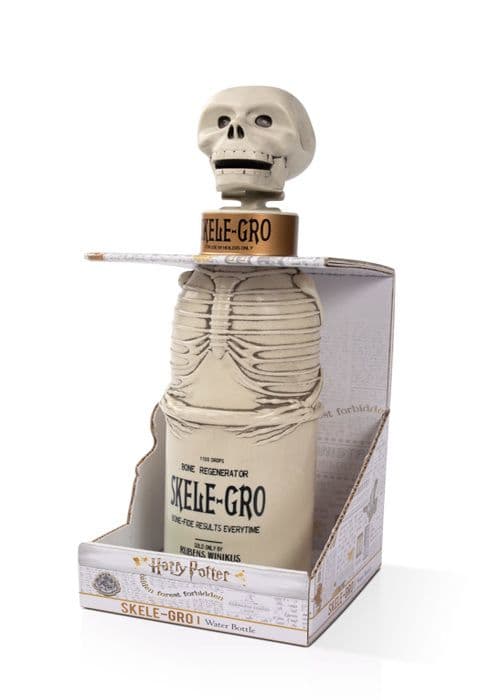 Metallflaska - HARRY POTTER - Poussos (Skele Gro) - 330ml - Cylindrisk - Barn