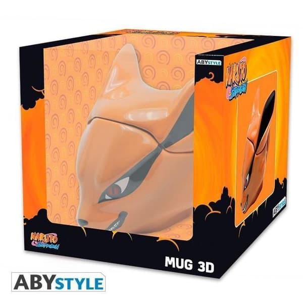 Mugg 3D - ABYstyle - Naruto Shippuden - Kyubi - Keramik - 400 ml