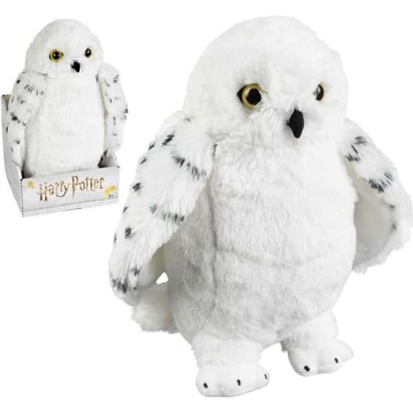 Peluche - NOBLE COLLECTION - Hedwig - 29 cm - Vit - Vuxen - Plastik-Harts